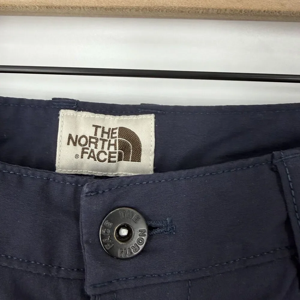 North Face Sprag 5 Pocket Pants Size 34x29 Mens Navy Twill Hiking Travel Stretch